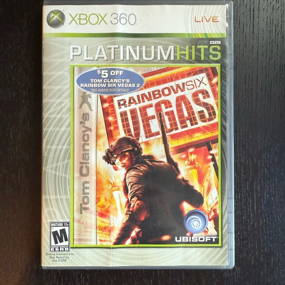 Tom Clancy's Rainbow Six Vegas for Xbox 360 - Platinum Hits Edition